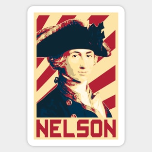 Horatio Nelson Retro Sticker